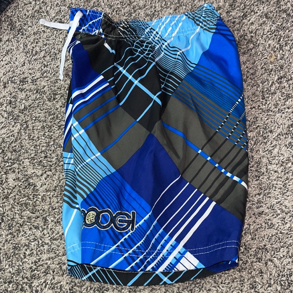 Boys Coogi swim shorts size 7 large kids swim trunks